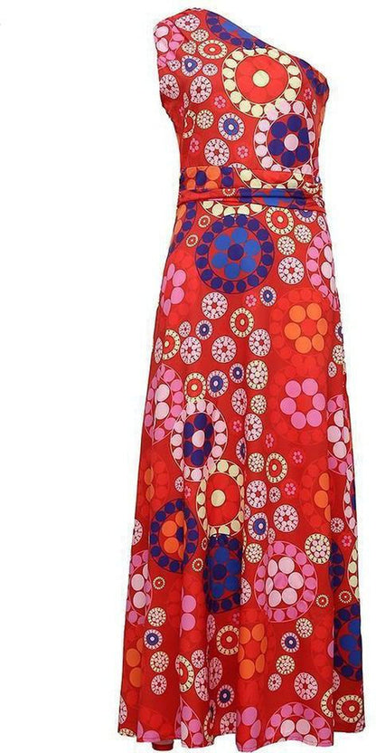 Women's Summer Dress - Elegant Printed Maxi Dress