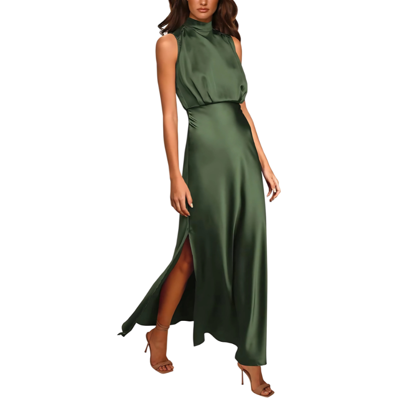 Women's Maxi Dress - Elegant Flowing Design - Formal Evening Wear