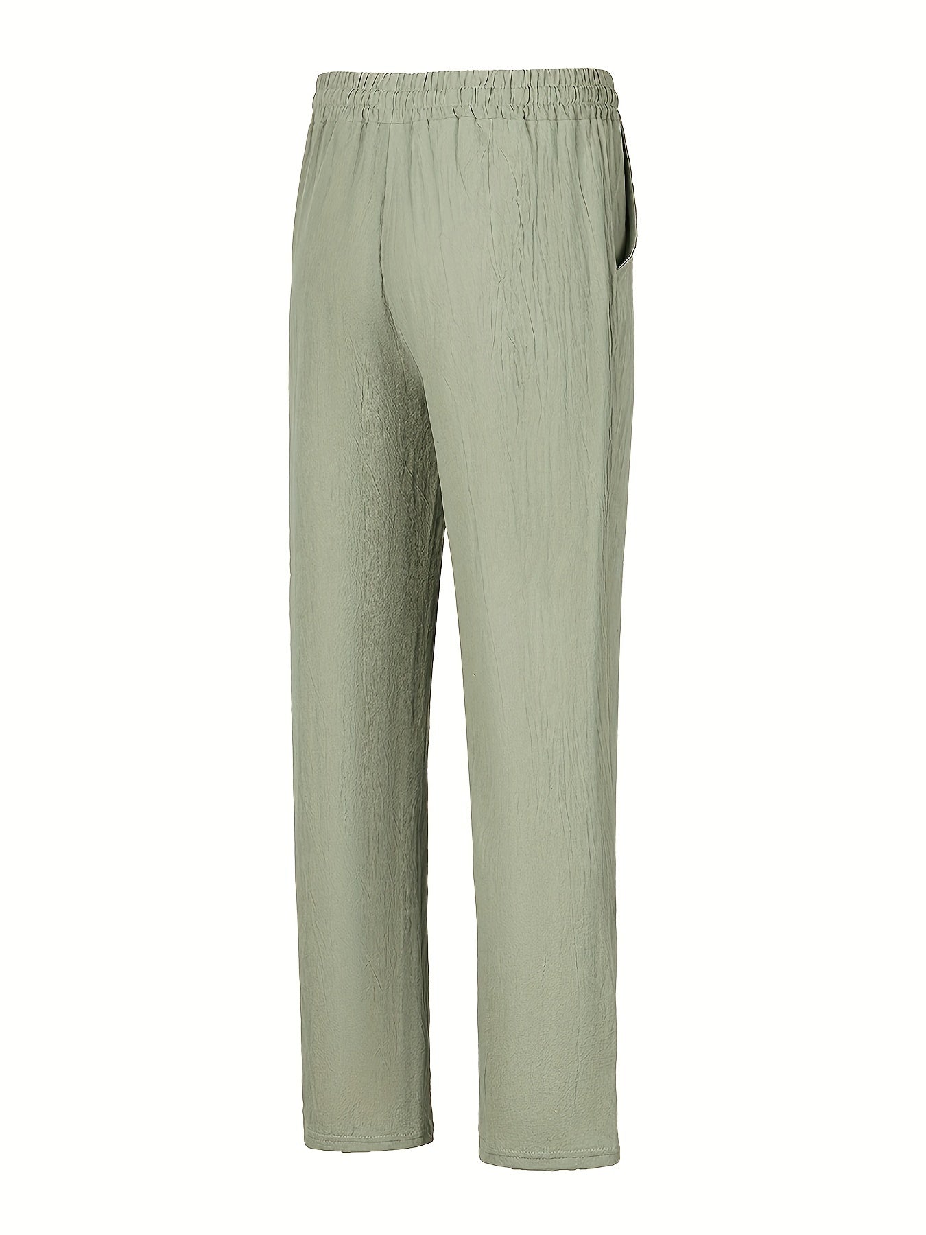 Relaxed fit drawstring pants for men