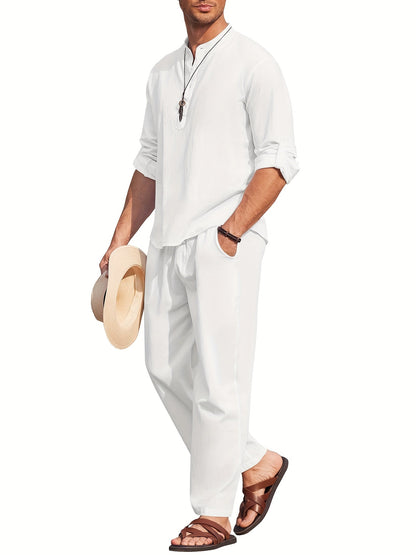 Linen Set - Lightweight Sustainable Men's Summer Wear