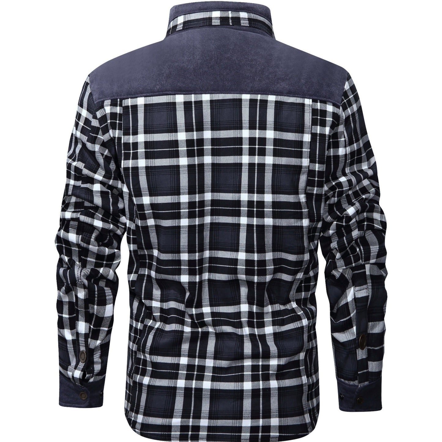 Men's stripe flannel jacket