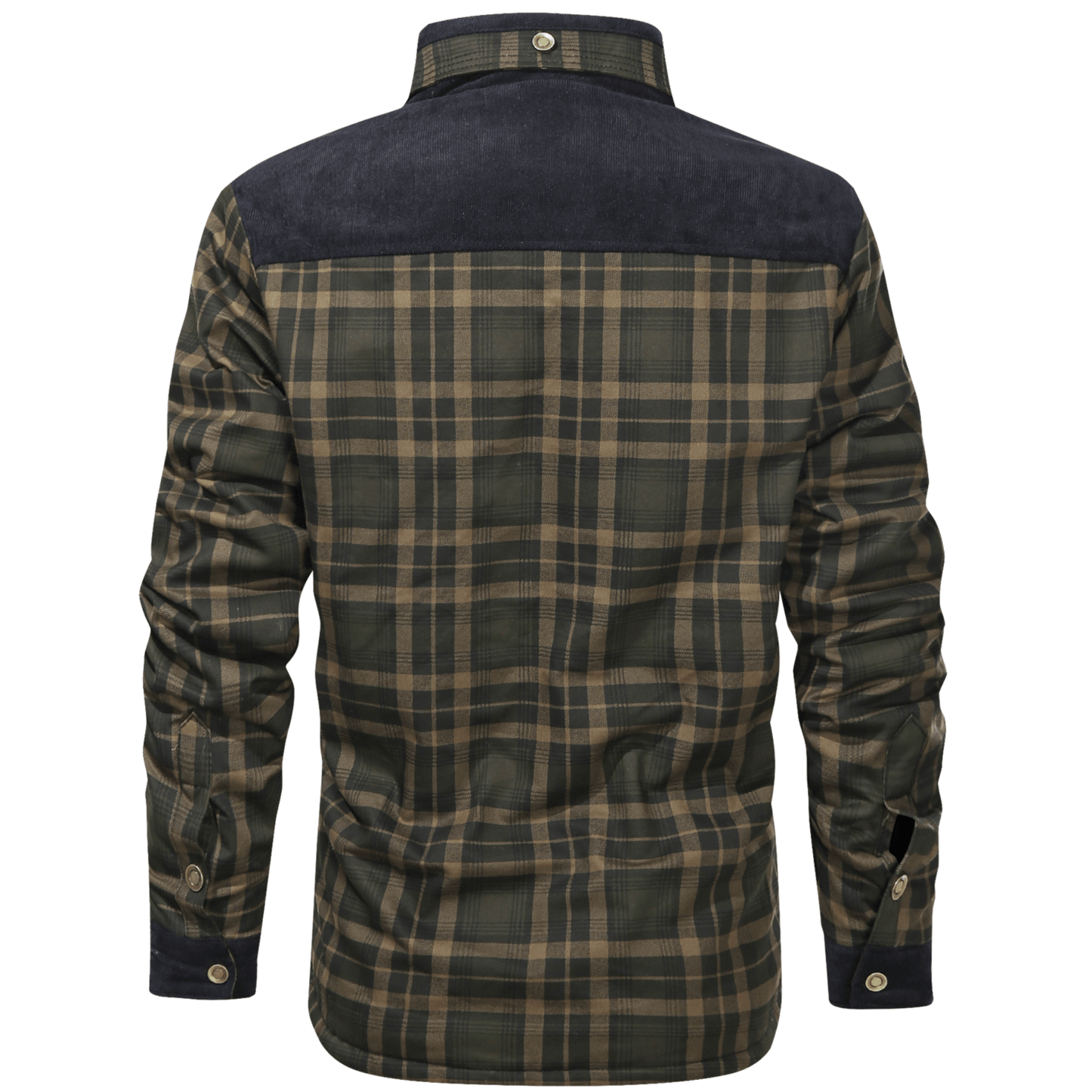 Men's stripe flannel jacket