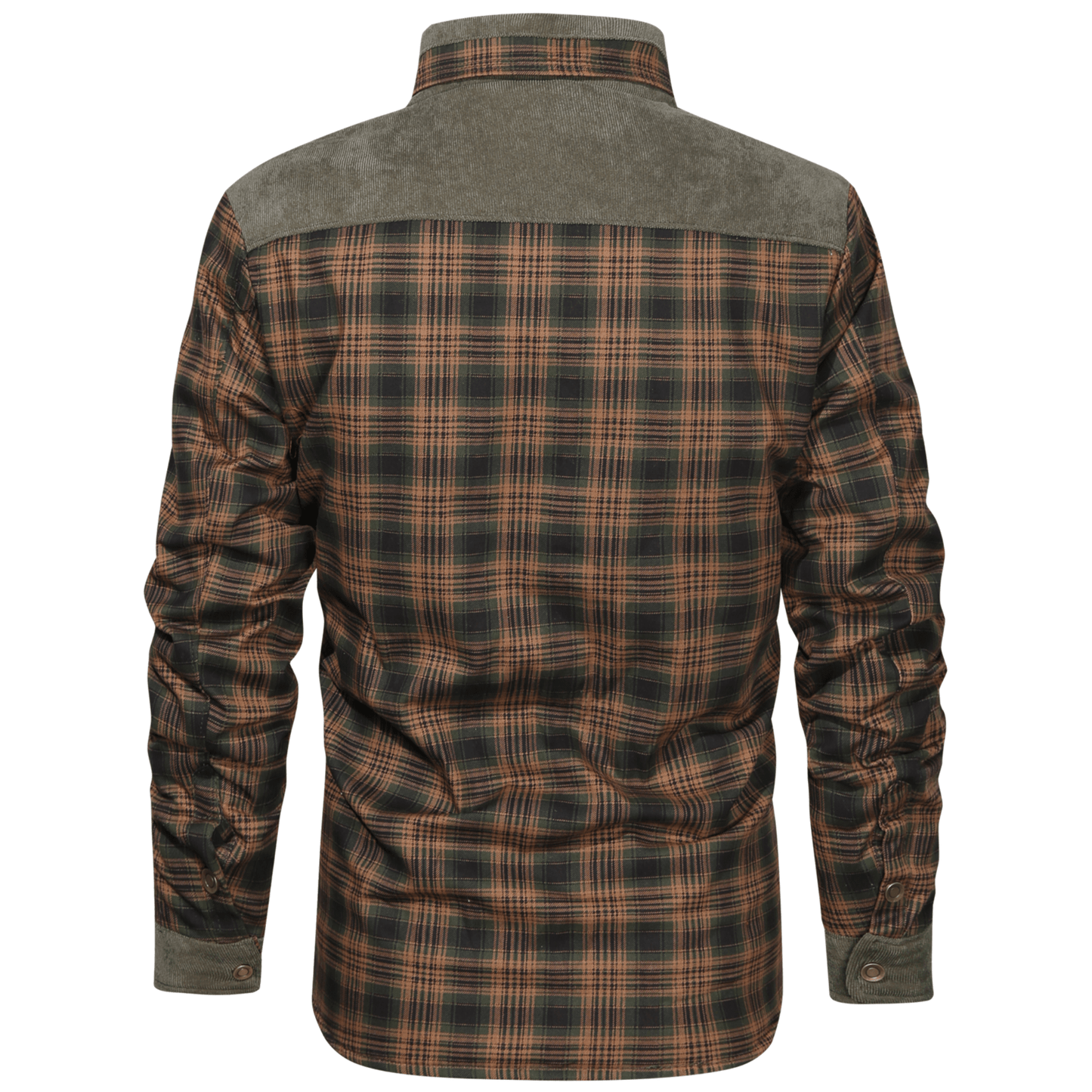 Men's stripe flannel jacket