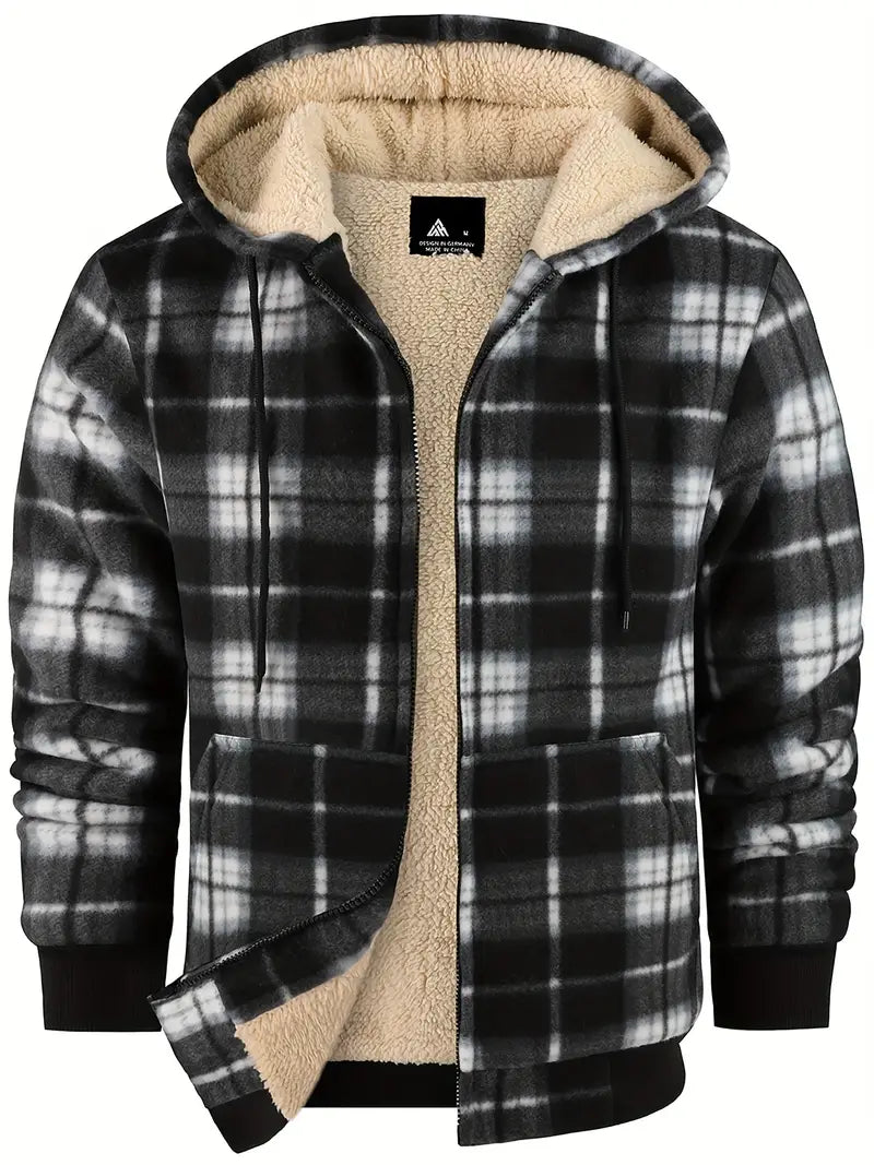 Winter Warm Fleece Lined Jacket | Stylish Durable Polyester Outer Layer