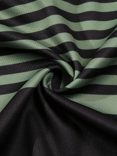 Men’s Polo Shirt - Slim Fit - Striped Design - Short Sleeve Casual Wear