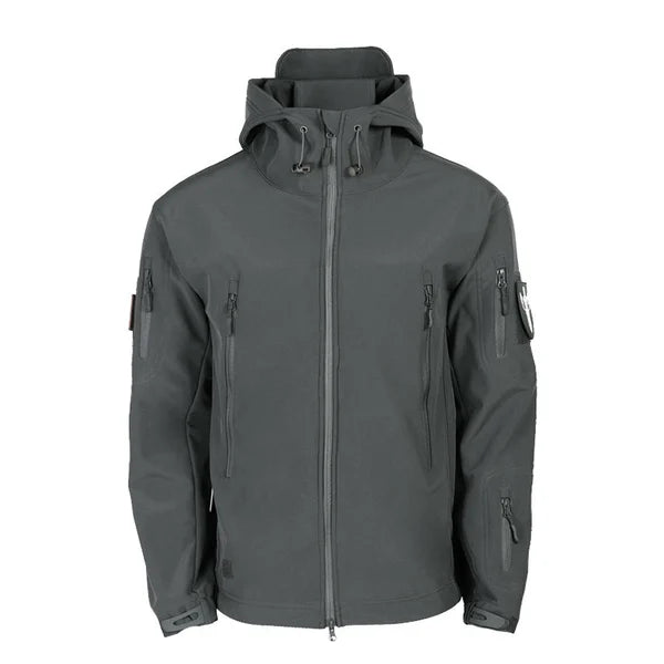 Men's winter plus velvet softshell windbreaker