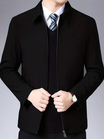 Men’s casual zipped jacket