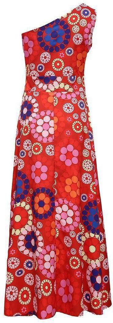 Women's Summer Dress - Elegant Printed Maxi Dress