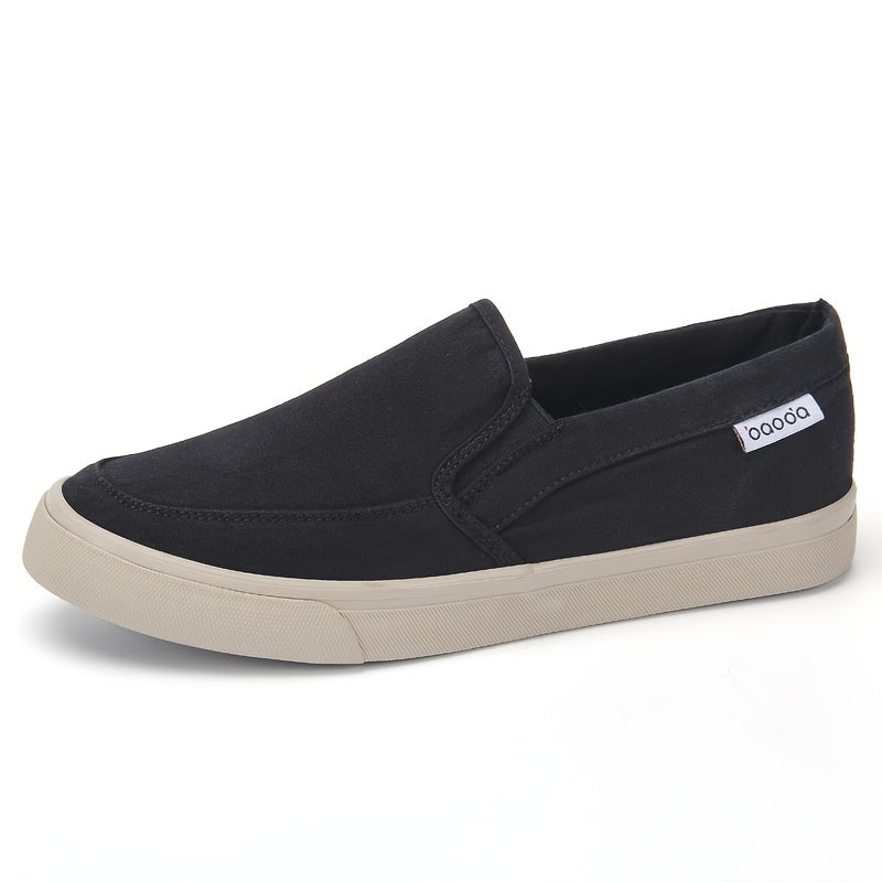 Men’s Loafers – Classic Slip-On – Smooth Leather Look – Rounded Toe – Office Wear