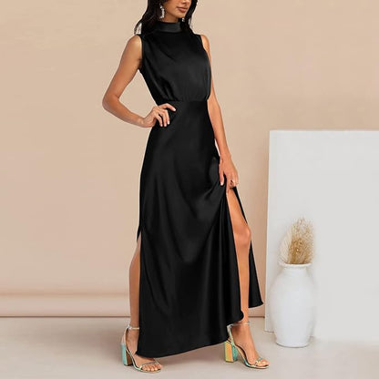 Women's Maxi Dress - Elegant Flowing Design - Formal Evening Wear