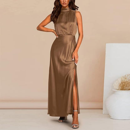 Women's Maxi Dress - Elegant Flowing Design - Formal Evening Wear