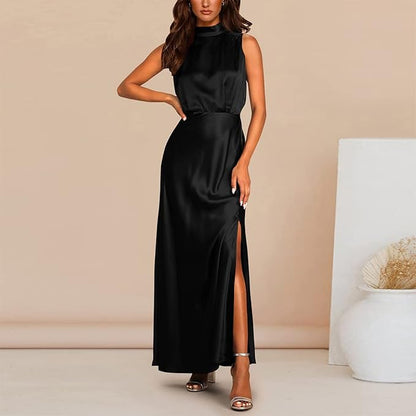 Women's Maxi Dress - Elegant Flowing Design - Formal Evening Wear