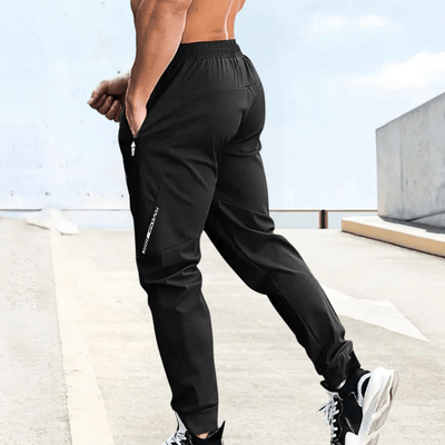 Men’s Joggers – Slim Fit – Tapered Leg – Stretch Fabric – Zipped Pockets