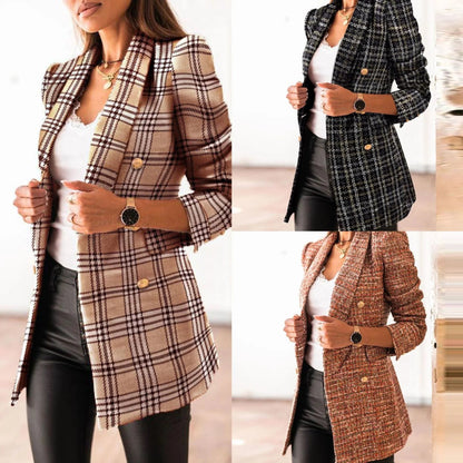 Stylish women's printed blazer