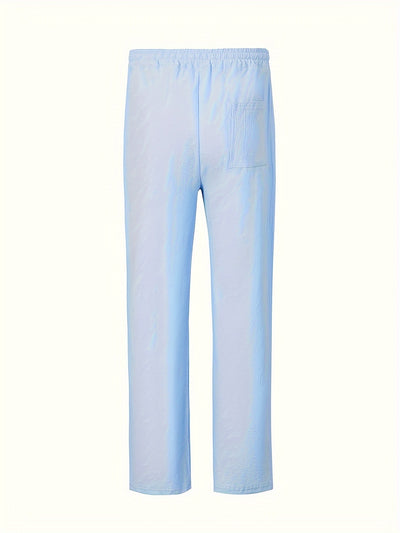 Lightweight drawstring beach pants for men