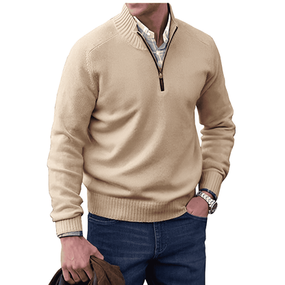 Men's comfortable long sleeve sweater