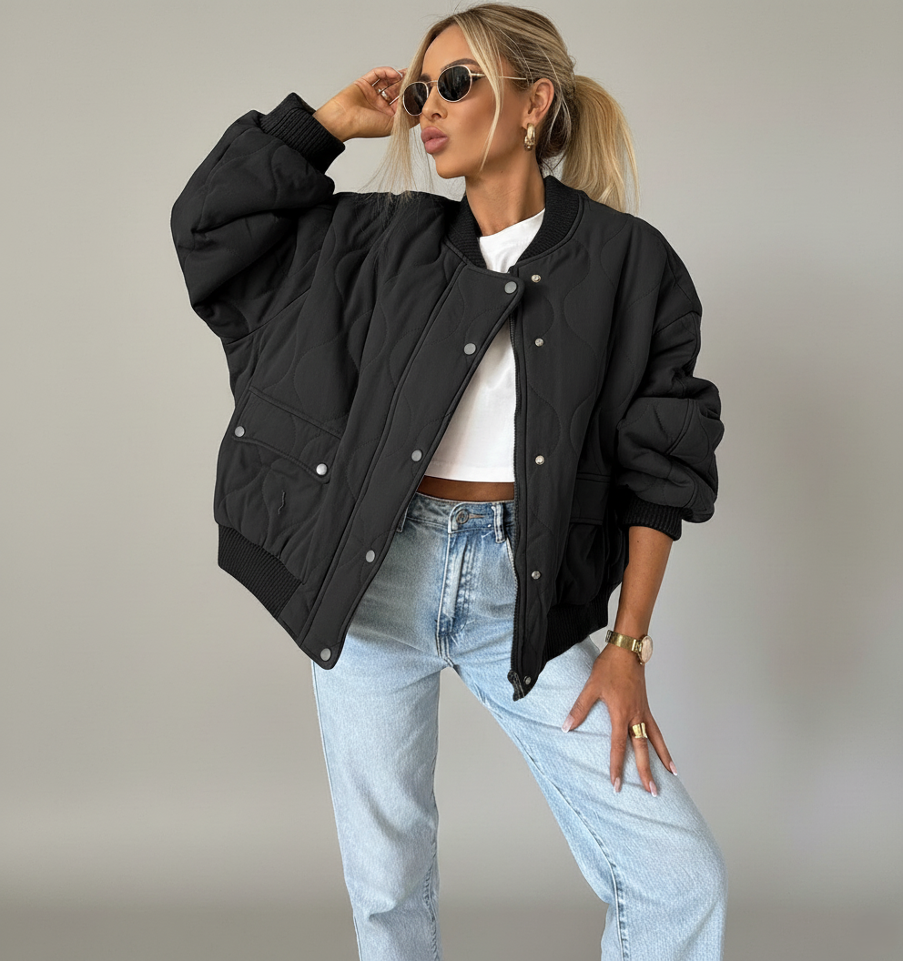 Women's Quilted Jacket - Casual Chic - Versatile Comfort - Perfect for Every Occasion