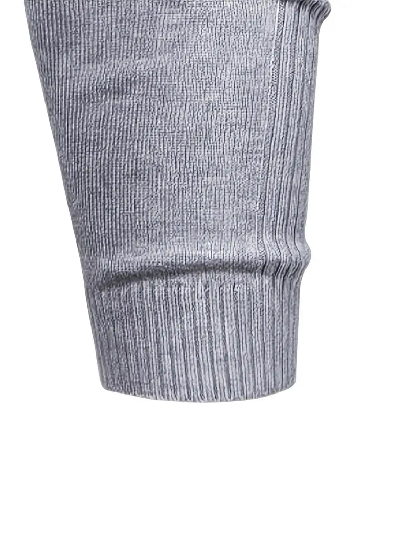 Men's casual pullover with turtleneck for men