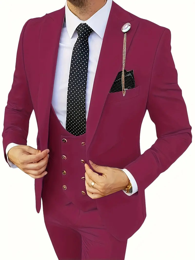 Men's Sustainable Luxury Suit – Formal Business Suit