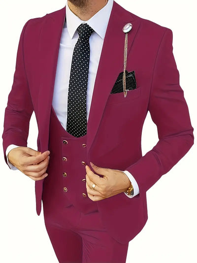 Men's Sustainable Luxury Suit – Formal Business Suit