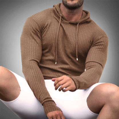 Men's sweater with slim knit