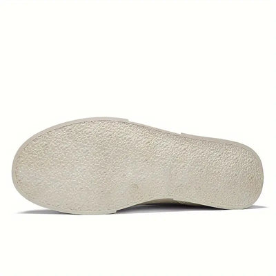Men’s Casual Sneakers - Low-Top Lace-Up - Durable Grip Sole