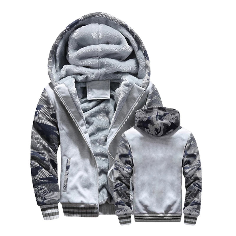 Men's soft long-arm hoodie