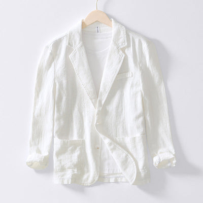 Men's Sustainable Jacket - Lightweight All-Season Casual Blazer