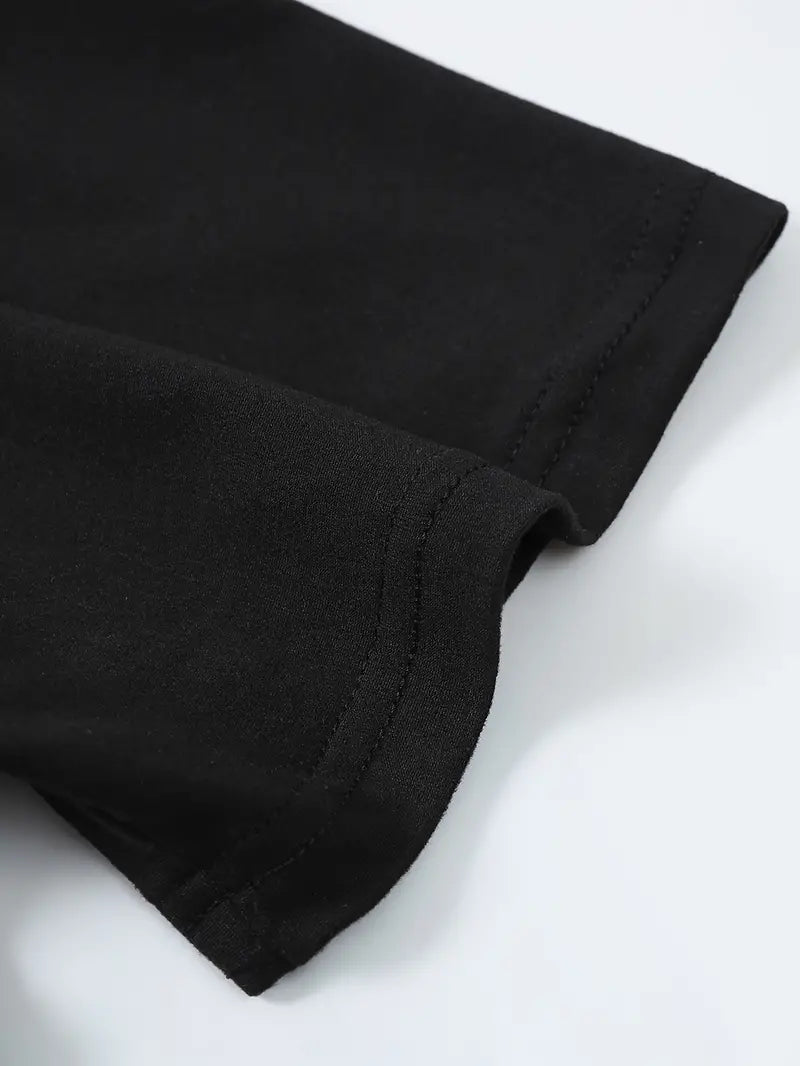 Men’s Color Block T-Shirt - Crew Neck - Short Sleeve - Casual Breathable Fit