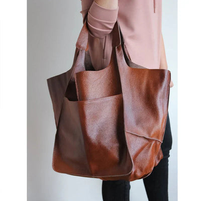 Women’s Shoulder Bag – Oversized Design – Smooth Finish