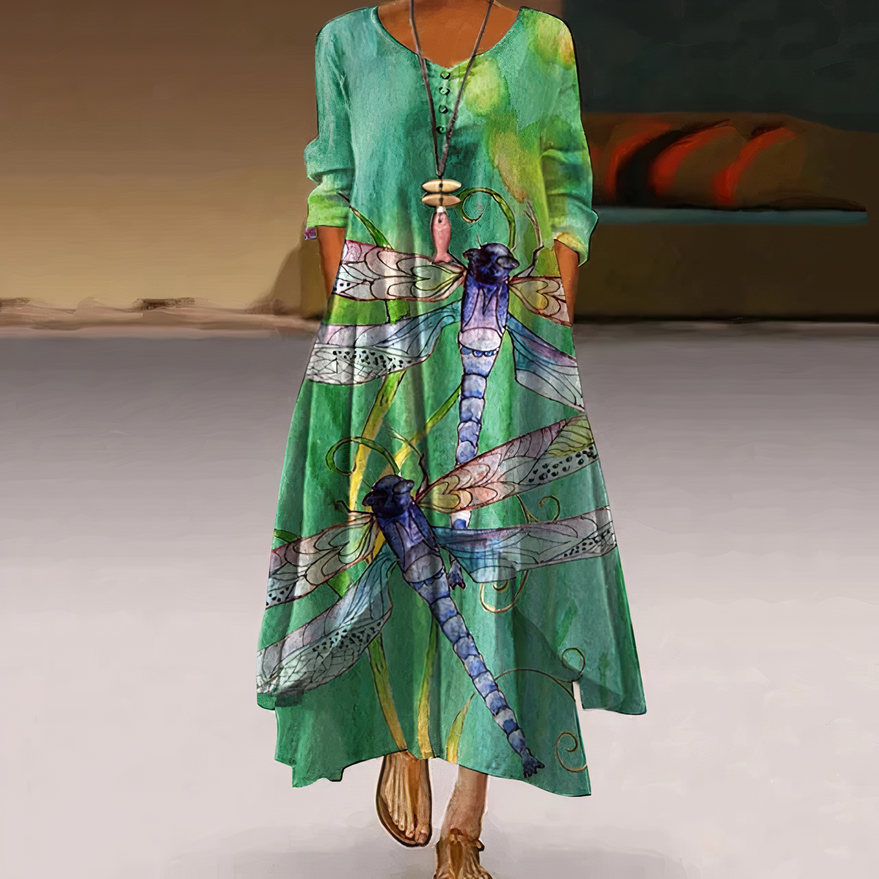 Elegant Dress – Sustainable, Breathable, All-Season Wardrobe Essential