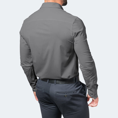 Men's Wrinkle-Free Stretch Shirt - Breathable and Comfortable