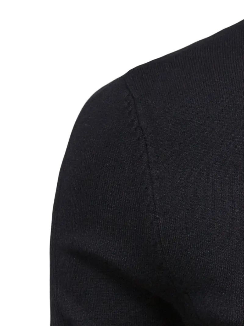 Men's casual pullover with turtleneck for men