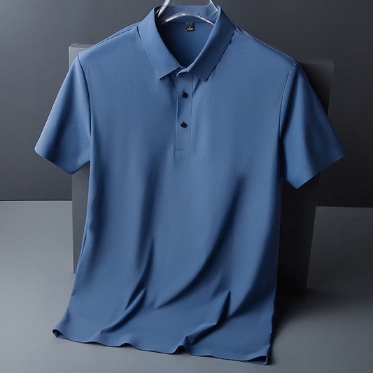 Men’s Polo Shirt – Classic Fit – Breathable Blend – Soft Touch – Button Placket