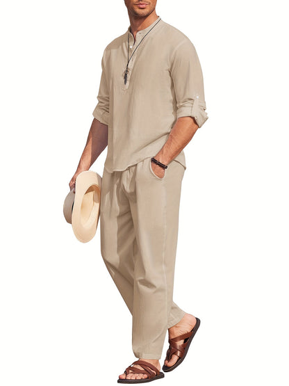 Linen Set - Lightweight Sustainable Men's Summer Wear