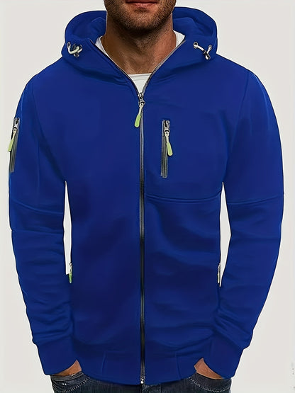 Men's casual hooded jacket