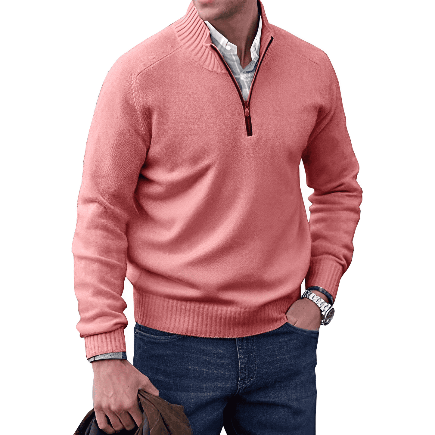 Men's comfortable long sleeve sweater