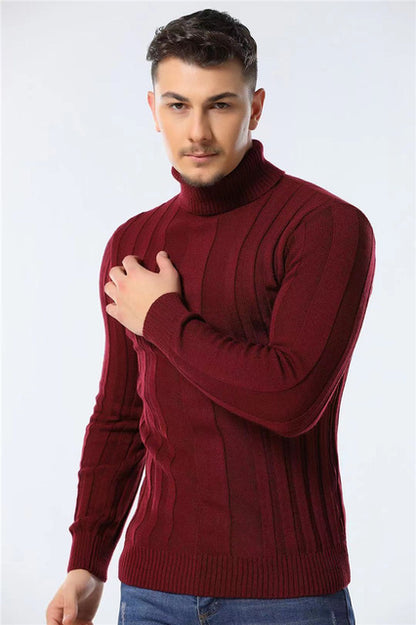 Men's soft slim fit turtleneck