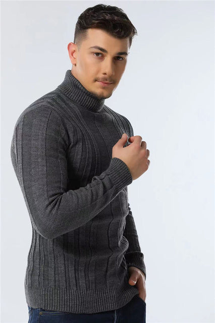 Men's soft slim fit turtleneck