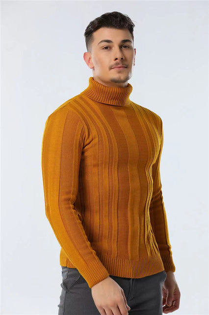 Men's soft slim fit turtleneck