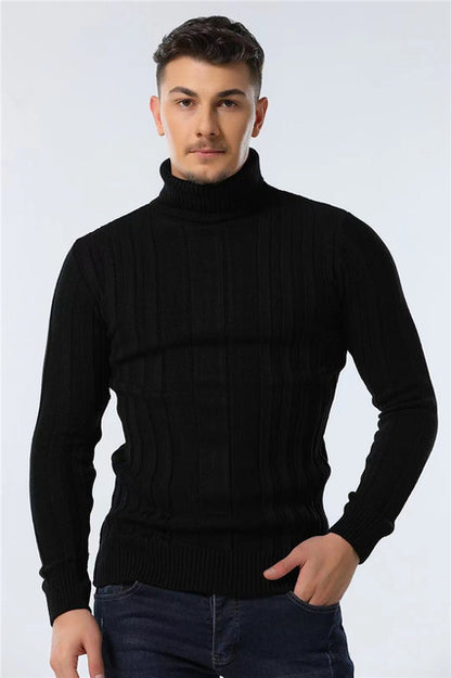 Men's soft slim fit turtleneck