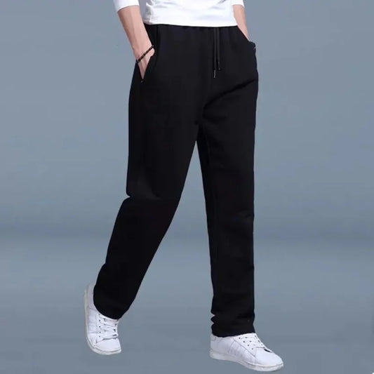 Men’s Jogging Pants – Relaxed Fit – Breathable Blend – Elastic Waist – Side Pockets