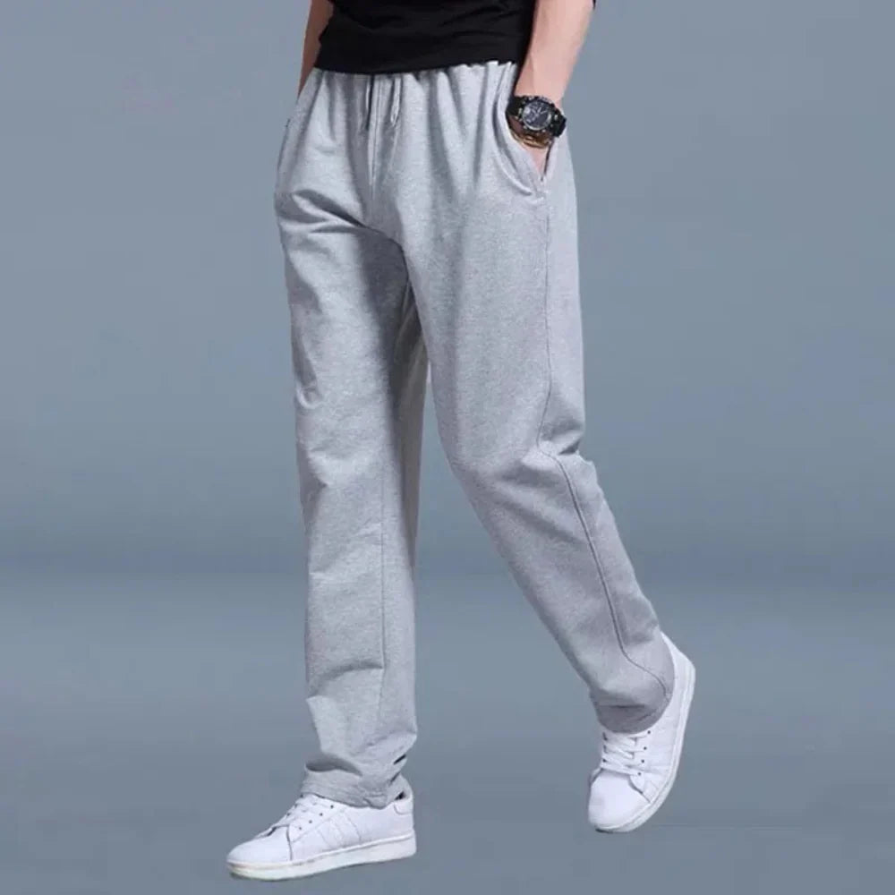 Men’s Jogging Pants – Relaxed Fit – Breathable Blend – Elastic Waist – Side Pockets