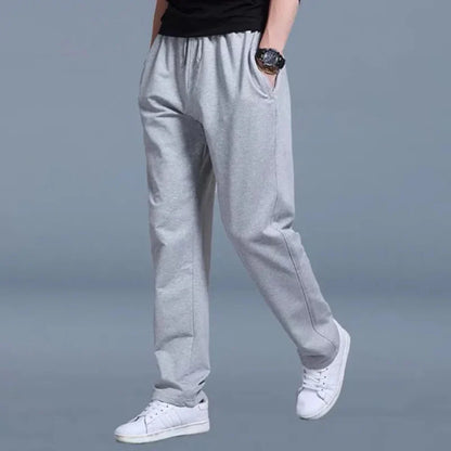 Men’s Jogging Pants – Relaxed Fit – Breathable Blend – Elastic Waist – Side Pockets