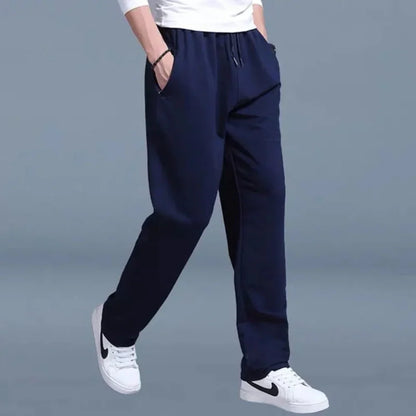 Men’s Jogging Pants – Relaxed Fit – Breathable Blend – Elastic Waist – Side Pockets