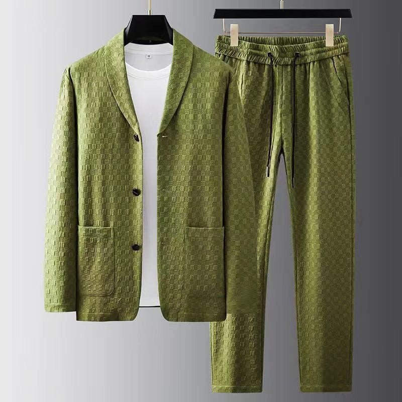 Men's All-Season Athleisure Set - Sustainable Stretch Fit, Breathable