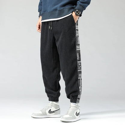 Men's loose corduroy casual pants