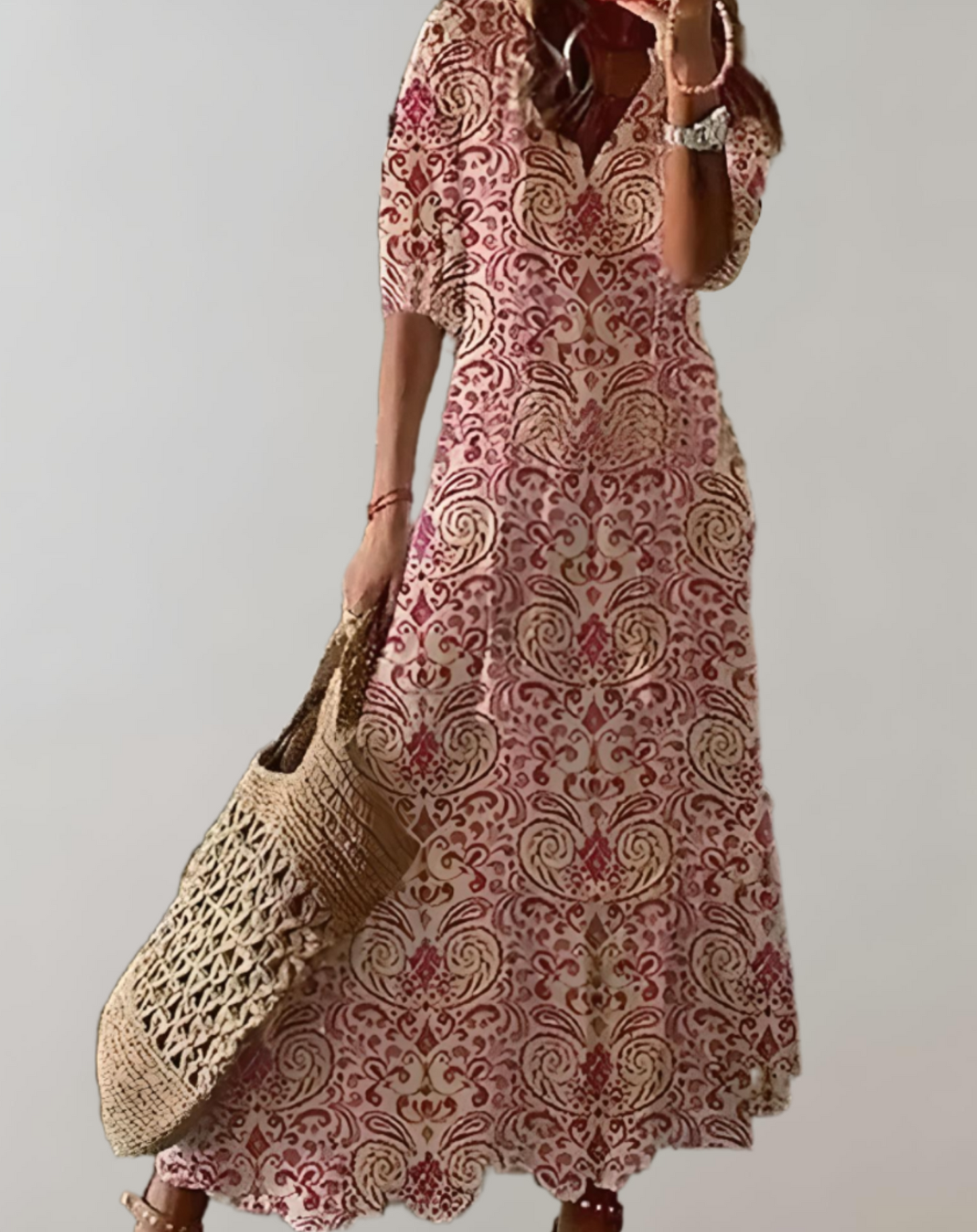 Women's Long Summer Dress - Flowy Maxi Dress for Women