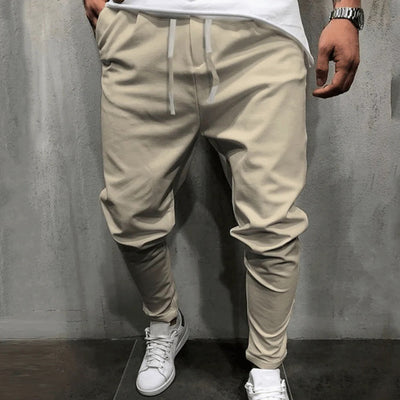 Men’s Jogger Trousers - Tapered Fit - Elastic Waist & Cuffs - Casual & Active Wear