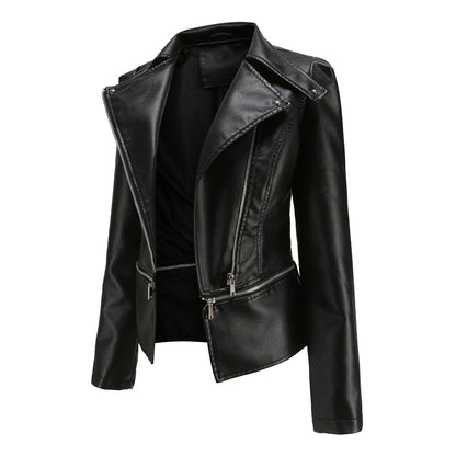 Women's stylish leather jacket